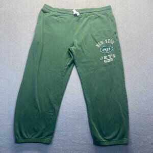 Vintage NFL New York Jets 1960 Logo, Green Sweatpants, Size 2XL Sweatpants